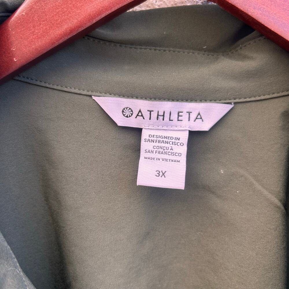 NWT Athleta Olive Green Everlasting Tank Top Size Womens 3X - Picture 5 of 7